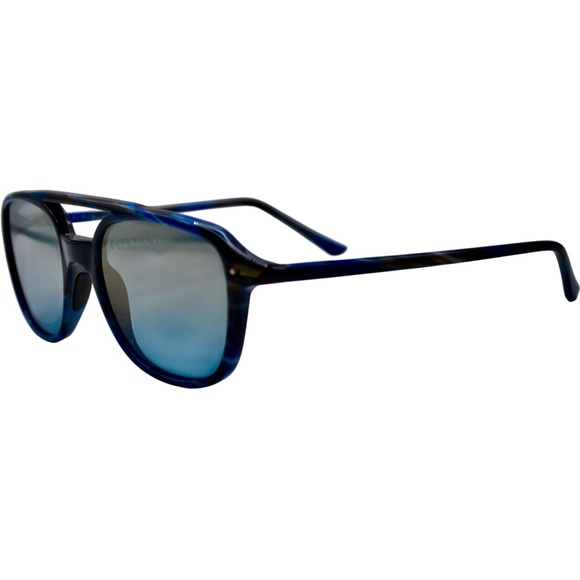 Italia Independent II 0700 BTG.021 Sunglasses | Blue Camo | Blue/Grey Mirror - Picture 10 of 11